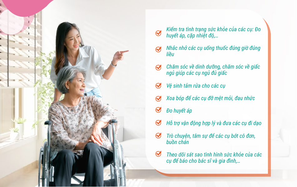 Dịch vụ chăm sóc người già tại nhà là dịch vụ gì?